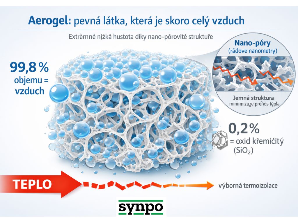 AEROGEL - struktura technologie Thermiseal